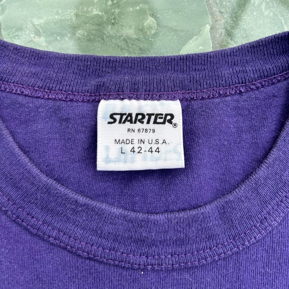 Los Angeles Lakers Magic Johnson 1989 Starter T-Shirt - Picture 5 of 5